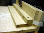 The reinforced blind dato joints.