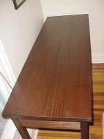 Finished top view.