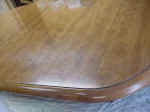  Formica top table that was scratched and crazed.