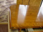  Formica table top that was scratched and crazed now buffed out.