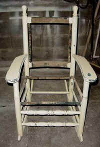 Splint rocker during repairs.