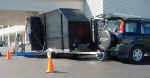 We have a mobile repair trailer that we set up to meet the needs of many repair circumstances.