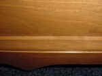 The damage to the bottom of this stand repaired.