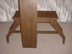 Ater staing to match another piece supplied by the owner.