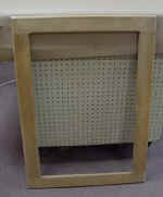 Once stripped the frame was disassembled, all the old glue was removed to ensure proper adhesion of the new glue.