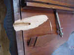 Bed side rail damaged in a move.