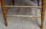 A puppy chewed this stretcher.