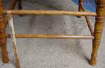 A repaired stretcher closeup view.