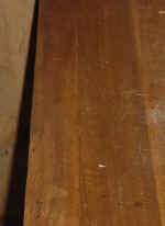 A Finished view from the side to show the grain matching.