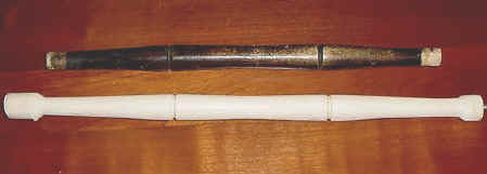 Stretcher after turning in lath.